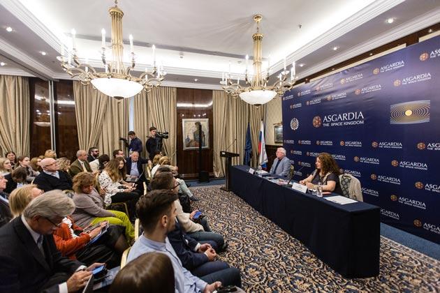 12 октября в Москве прошла пресс-конференция основателя Асгардии Игоря Ашурбейли