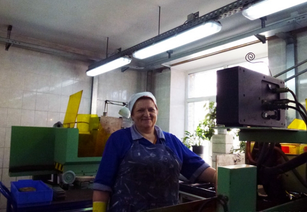 Прасковья Евланникова, щлифовщик изделий электронной техники