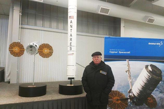 Игорь Ашурбейли на запуске спутника