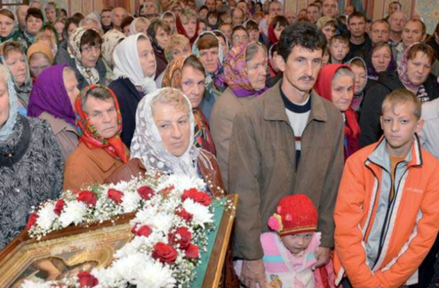 В храме в честь Усекновения главы Иоанна Предтечи (село Хирино)