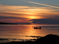 Белое море. Ночь.