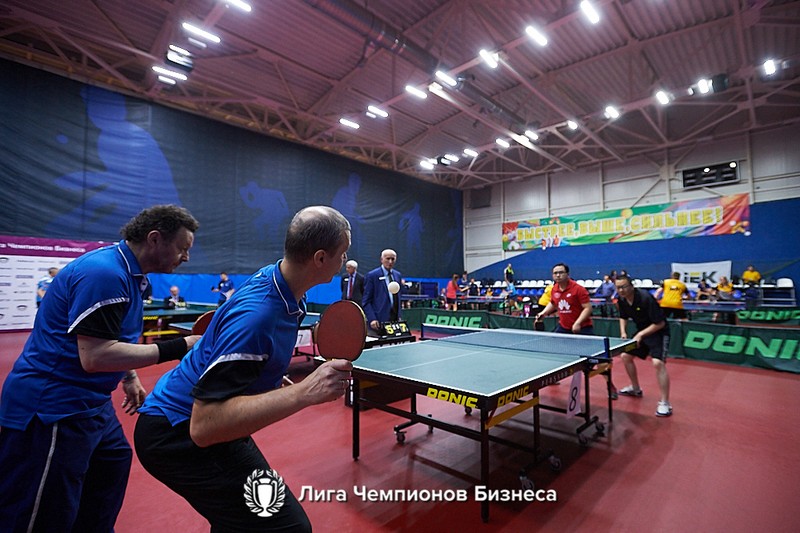 Турнир Лиги Чемпионов Бизнеса по настольному теннису
