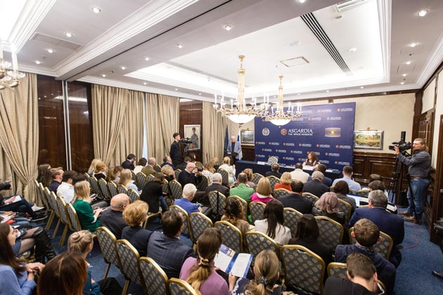 Пресс-конференция в Москве, посвященная году становления Асгардии