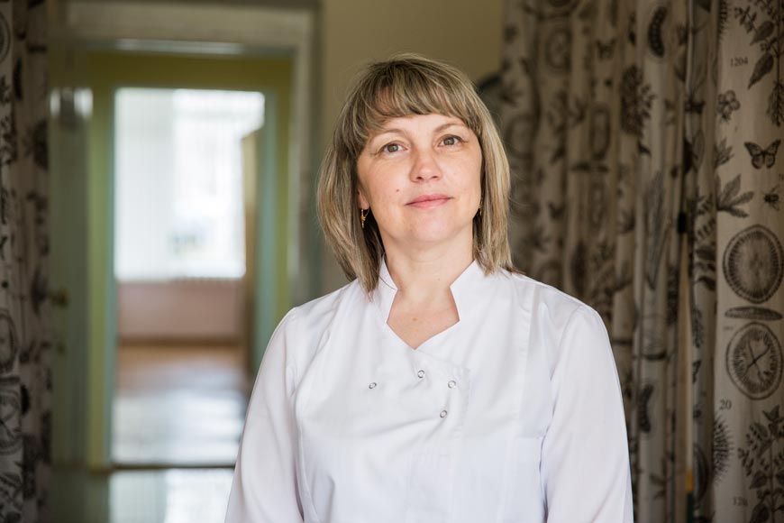 Галина Шевцова, медсестра физиотерапевтического кабинета