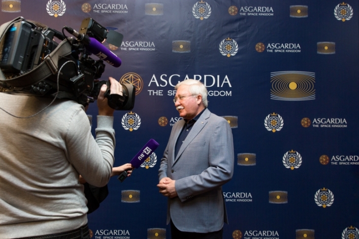  12 октября в Москве пришла пресс-конференция основателя Асгардии Игоря Ашурбейли